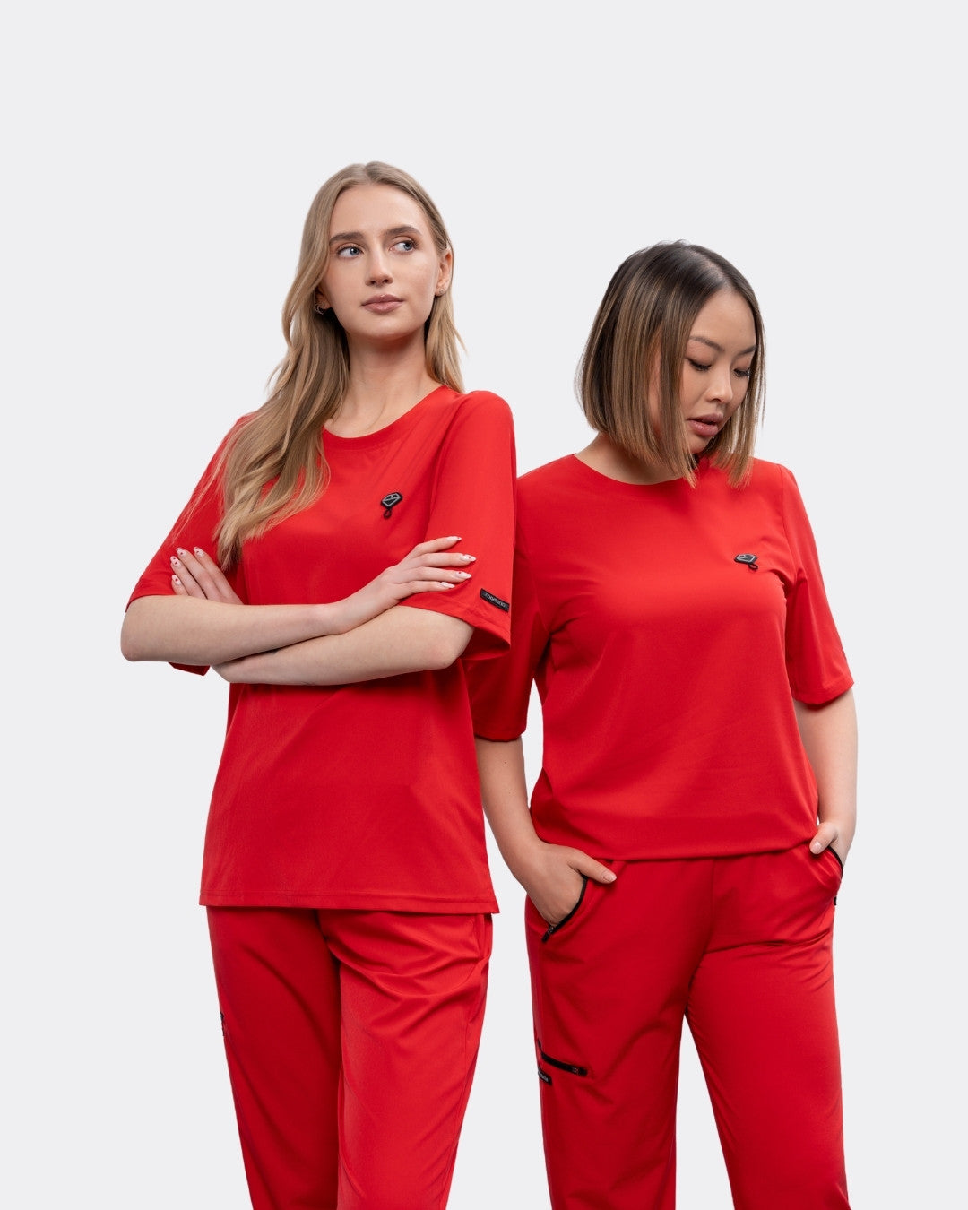 Bluza medyczna BASIC damska czerwona