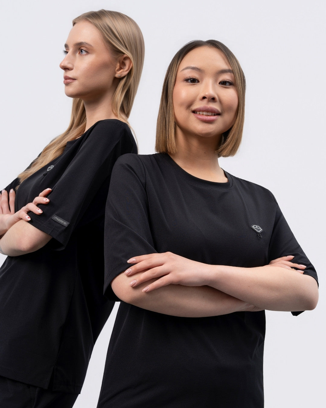 Bluza medyczna BASIC damska czarna