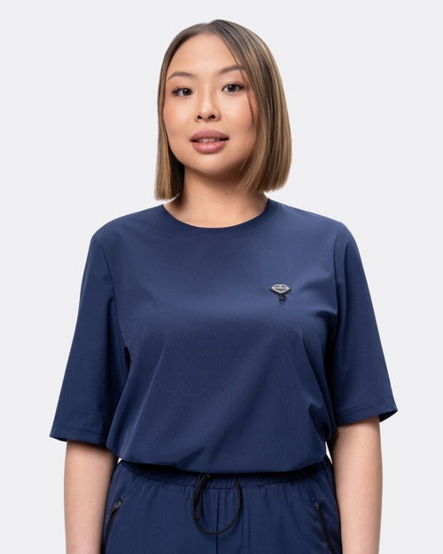 Bluza medyczna BASIC damska granatowa