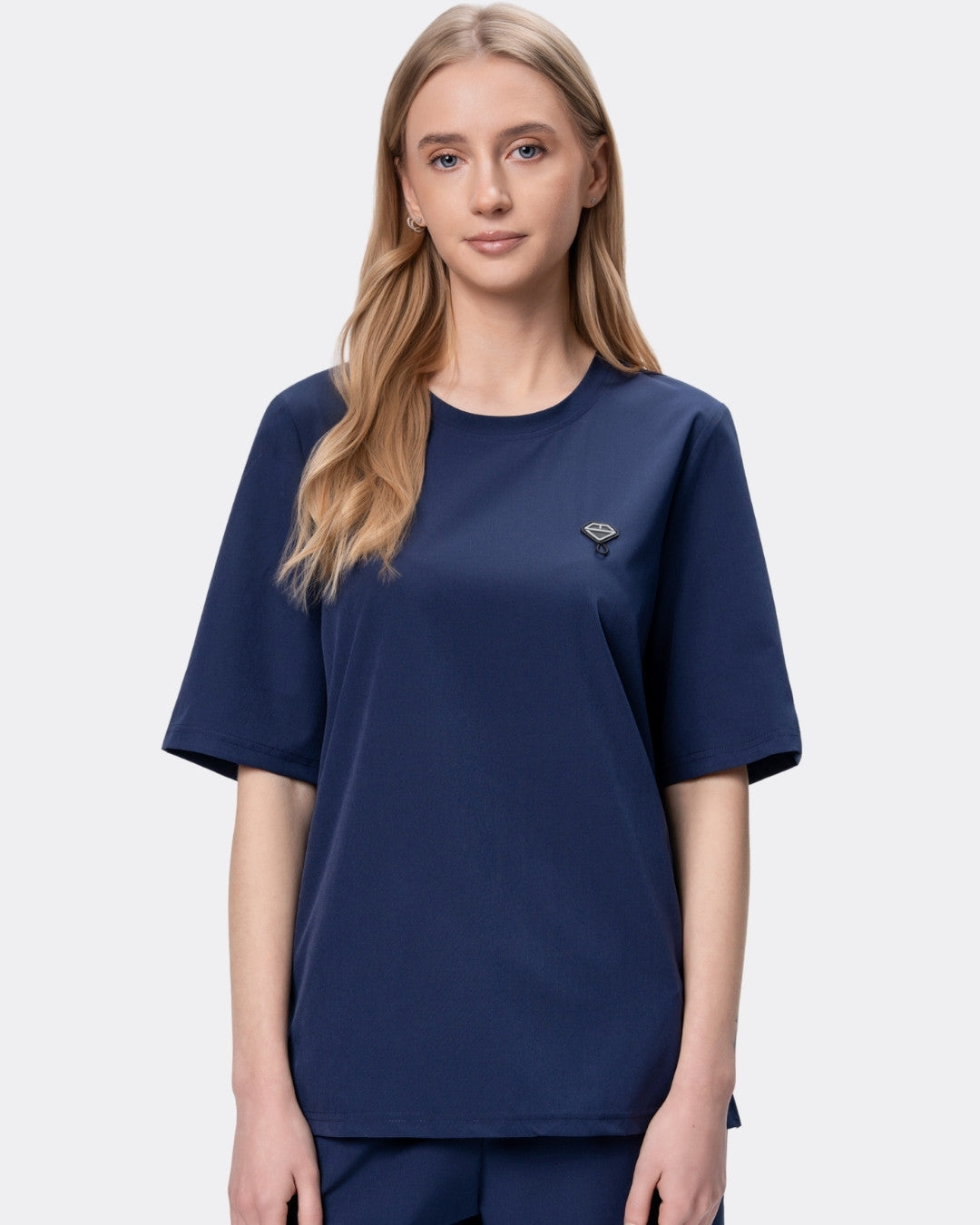 Bluza_medyczna_BASIC_damska_granatowa