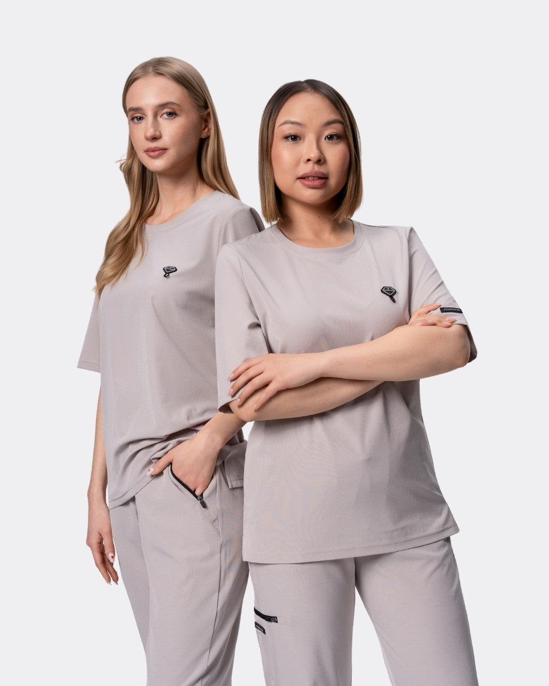 Bluza medyczna BASIC damska szara