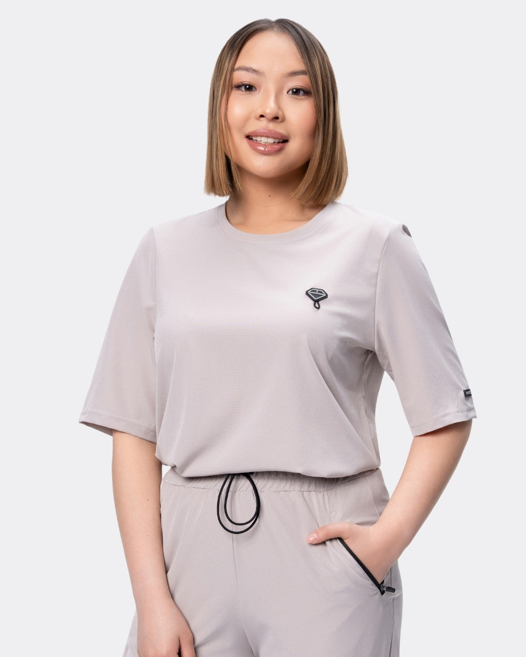 Bluza medyczna BASIC damska szara