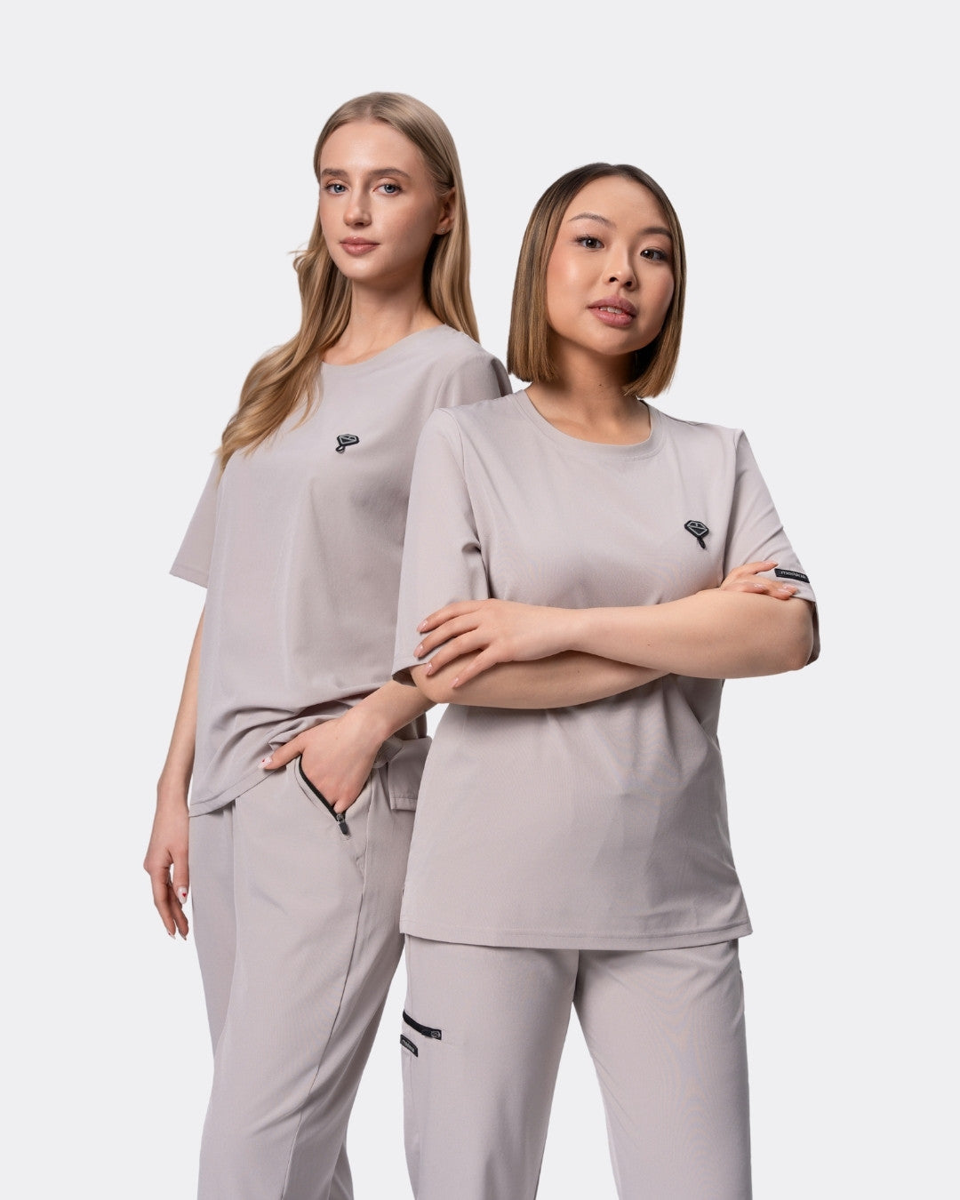 Bluza medyczna BASIC damska szara