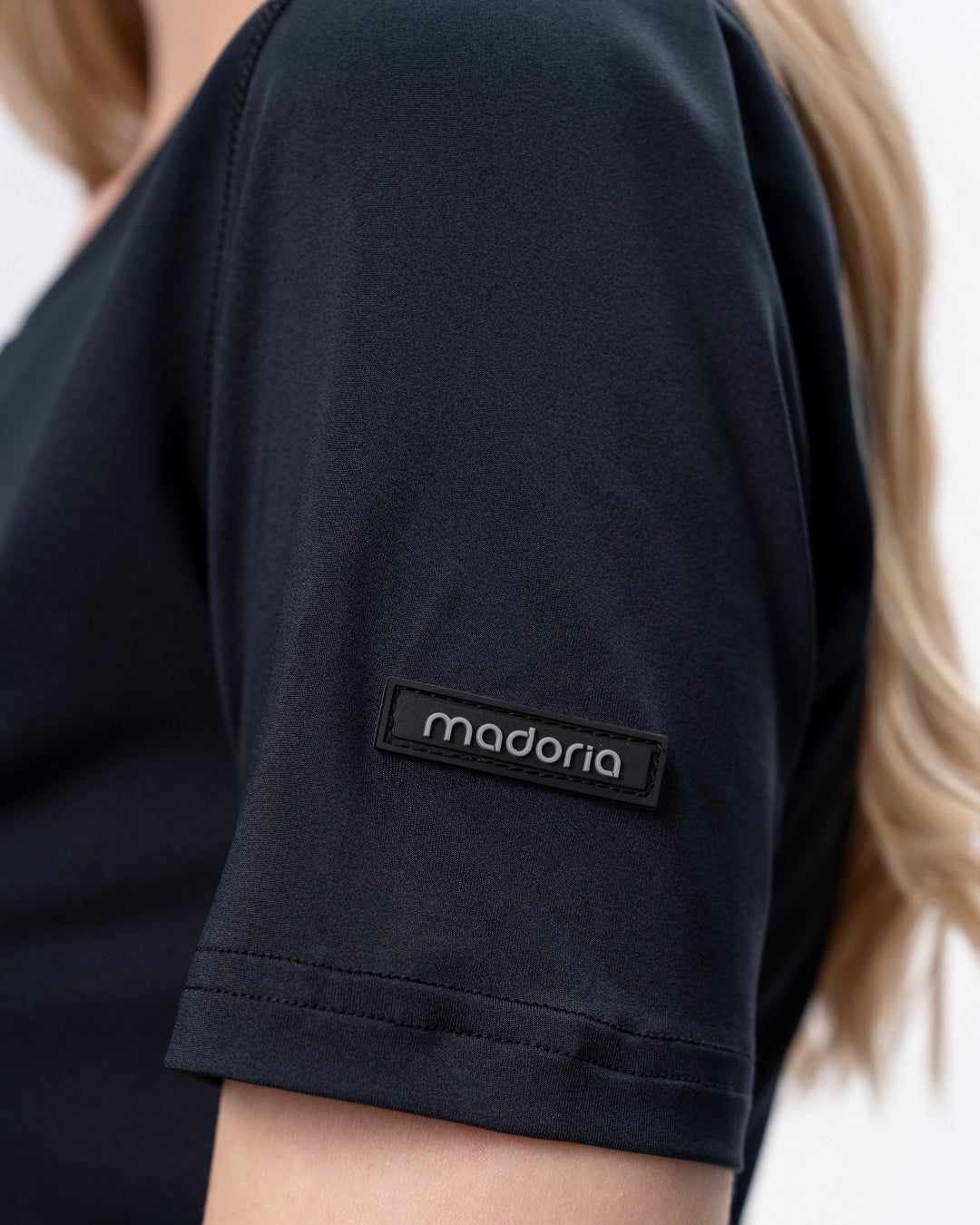 Bluza medyczna SLIM damska czarna RĘKAW