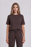 Bluza medyczna BASIC damska brązowa